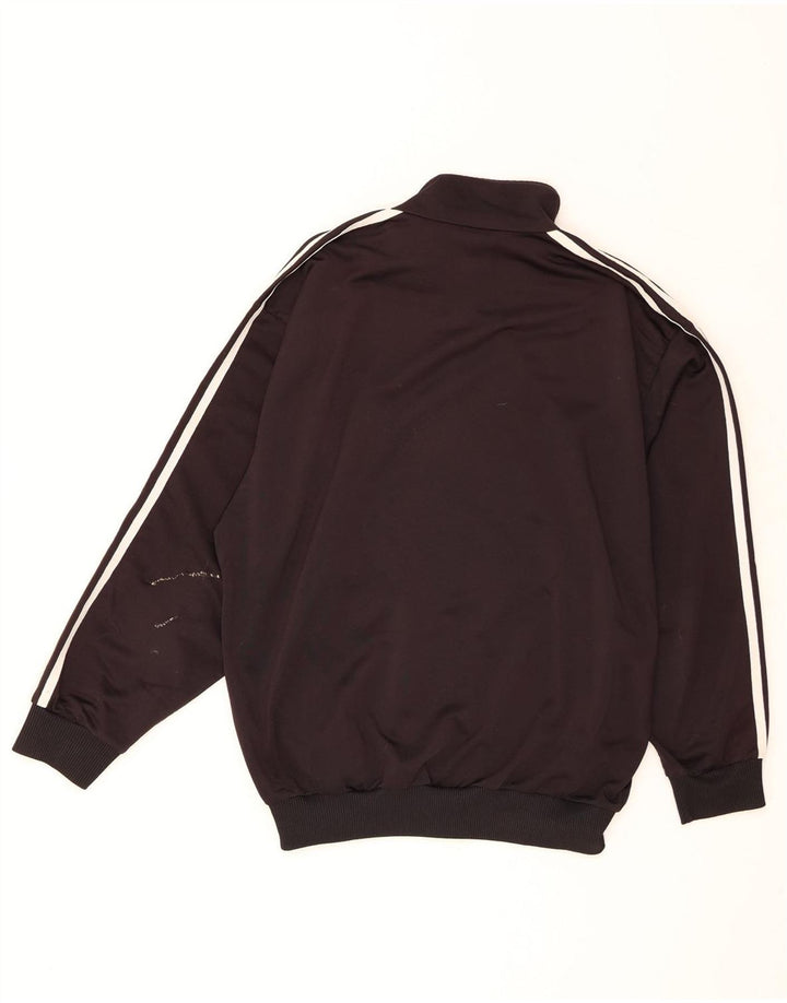 Adidas Męska kurtka dresowa UK 34/36 Mały czarny poliester