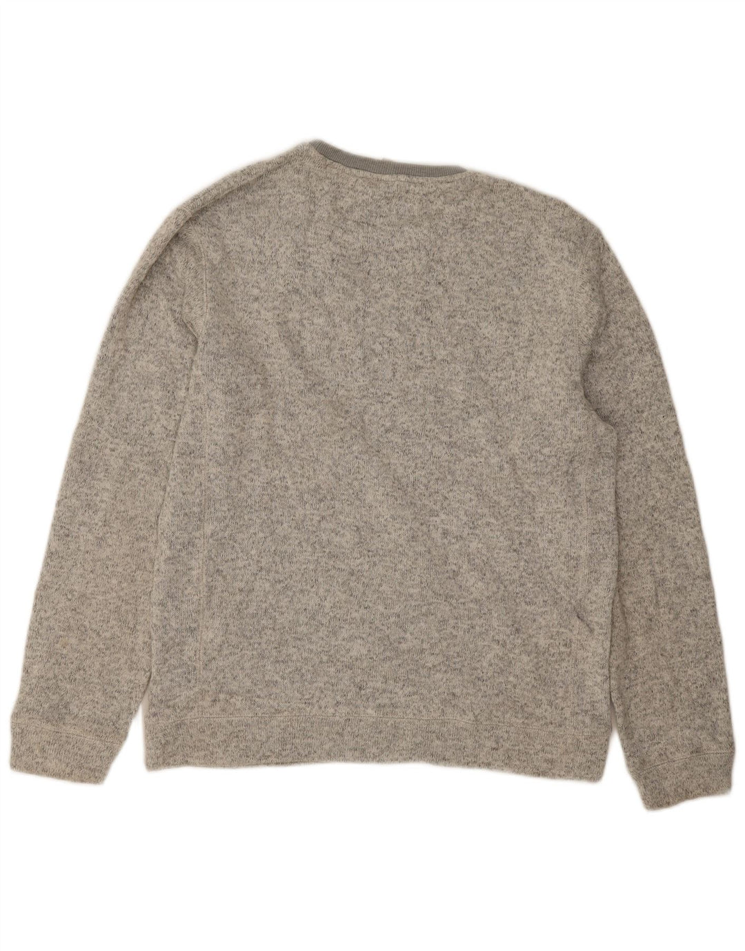 Męski sweter Quiksilver, duży, szary, nakrapiany poliester