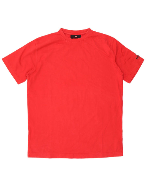Męska koszulka z grafiką Murphy & Nye, 2XL, czerwona, bawełniana
