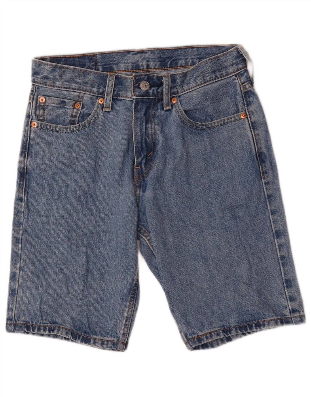 Męskie spodenki jeansowe Levi's 405 o standardowym kroju W28 Małe, niebieskie, bawełniane