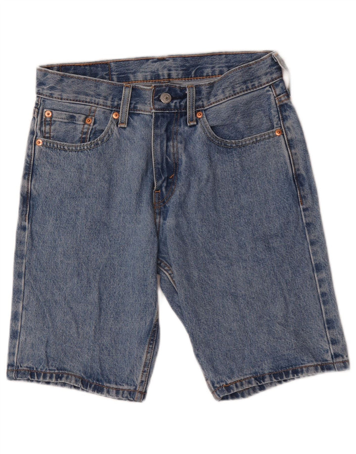 Męskie spodenki jeansowe Levi's 405 o standardowym kroju W28 Małe, niebieskie, bawełniane