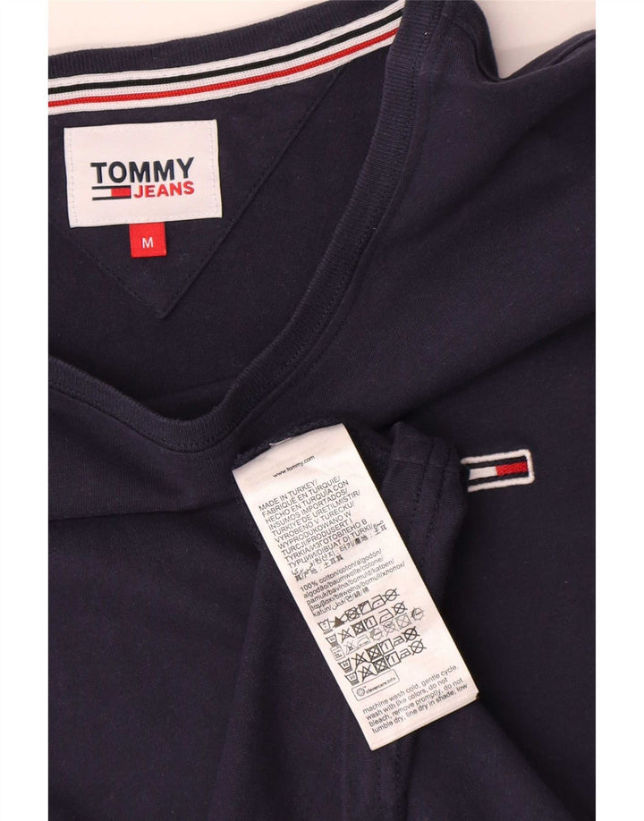T-shirt męski Tommy Hilfiger Top, średni, granatowy, bawełniany