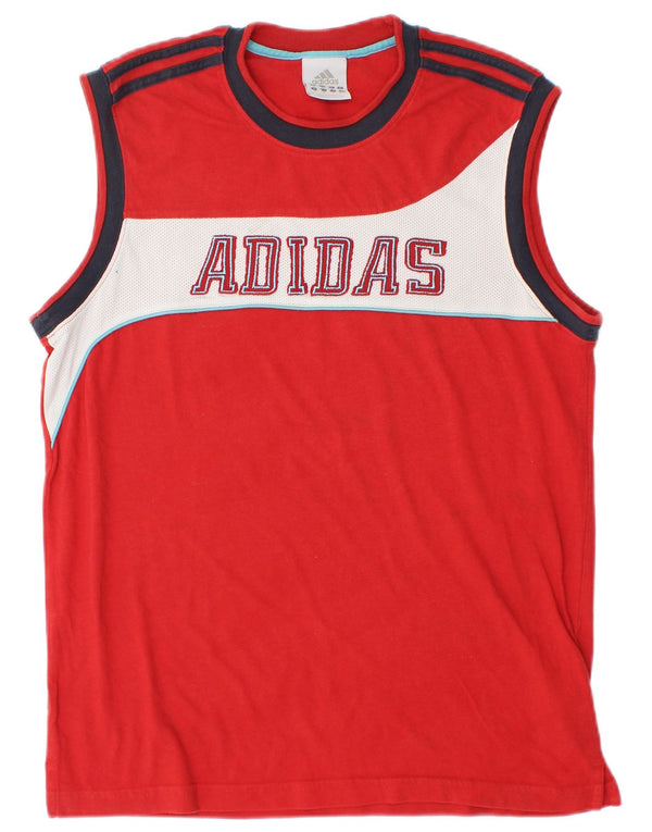 Męska kamizelka Adidas Graphic Top Medium Red Cotton