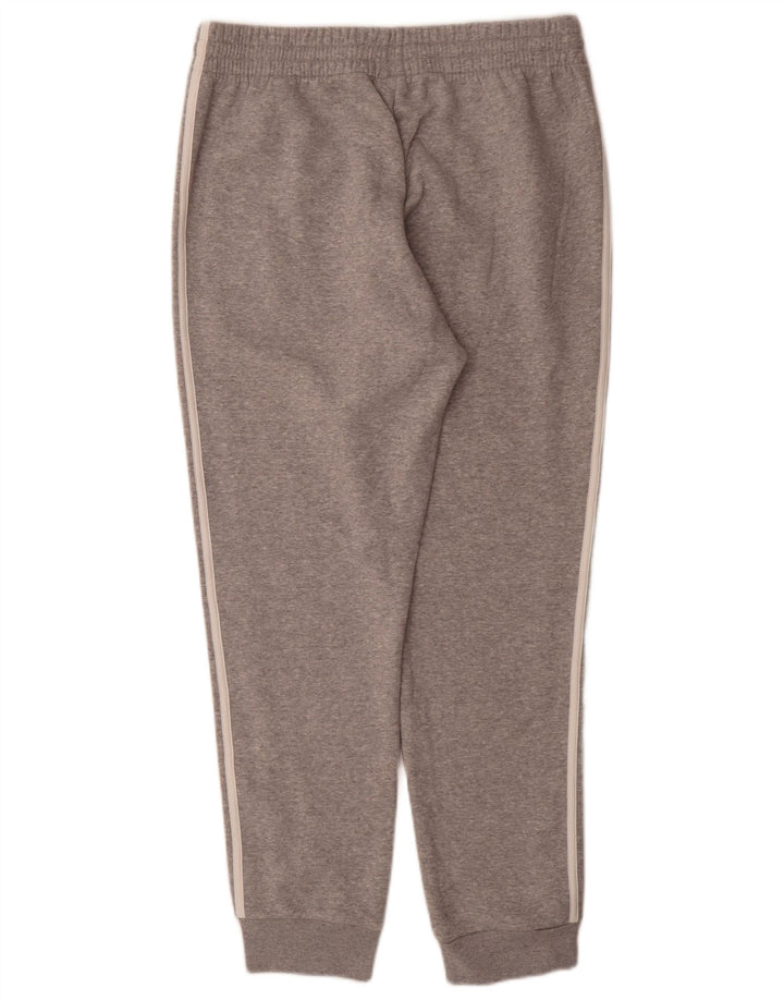 Męskie spodnie dresowe Adidas, duże, szare, bawełniane