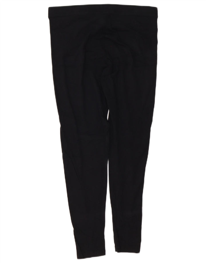 Legginsy damskie MARKS & SPENCER UK 14, duże, czarne, bawełniane