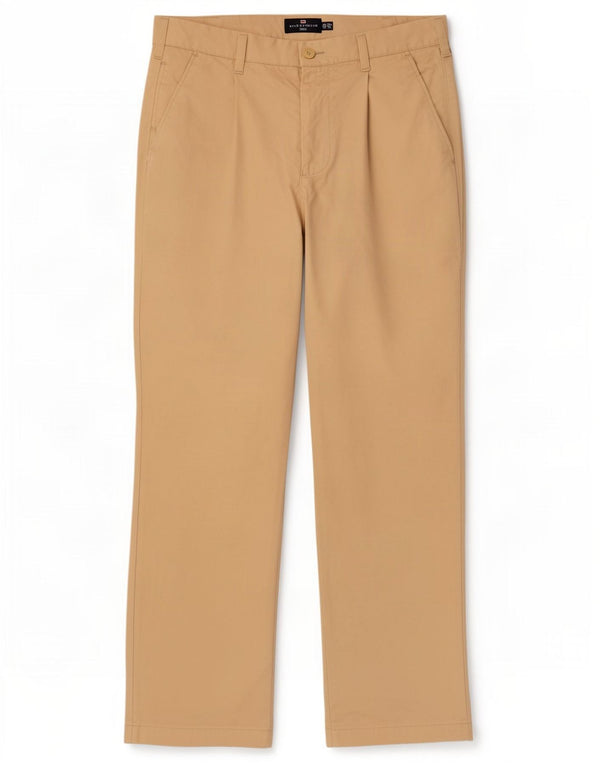 Marks & Spencer Męskie spodnie chino Blue Harbor Pegged W34 L31 beżowe