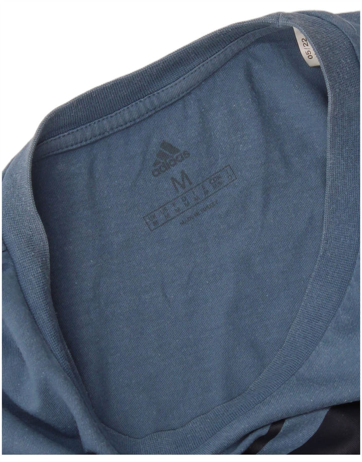 Męska koszulka graficzna Adidas Top Medium Blue