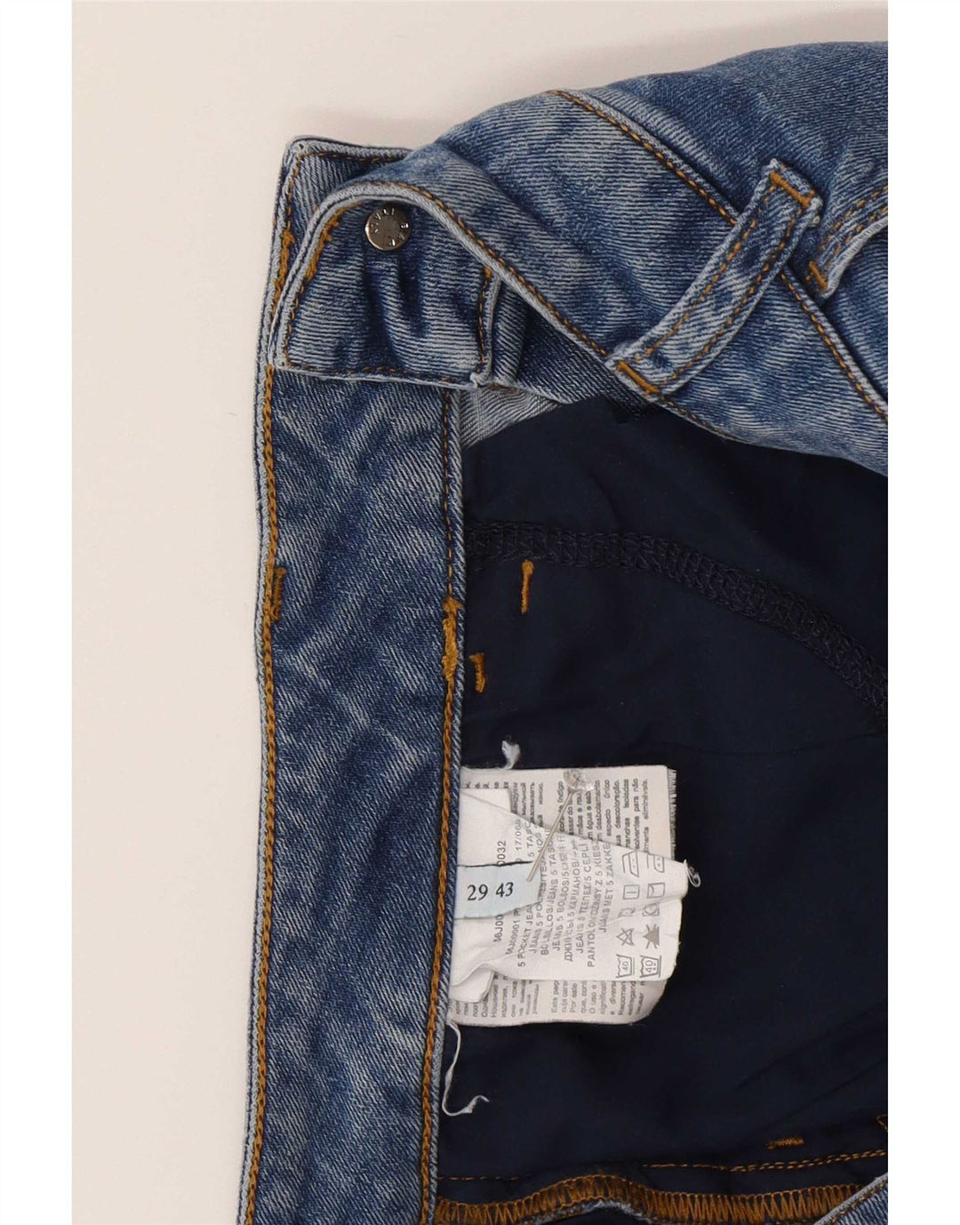 Damskie jeansy Trussardi W29 L32 Niebieskie