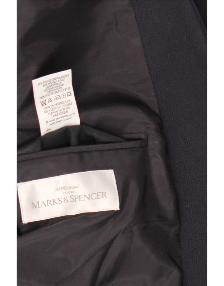 Marks & Spencer Męska marynarka zapinana na 2 guziki, UK 38, średni granat