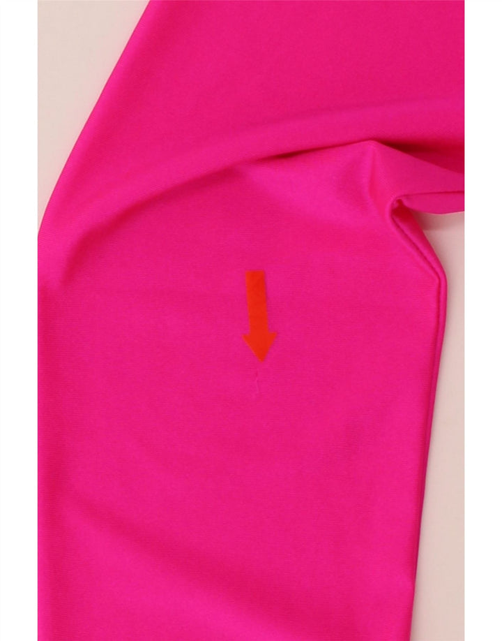VINTAGE Womens Leggings UK 10 Small  Pink Polyamide Vintage Vintage and Second-Hand Vintage from Messina Hembry 