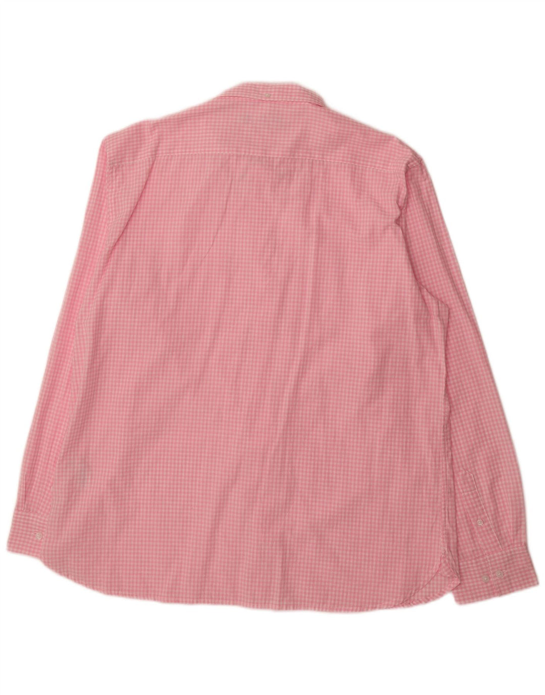 FRENCH CONNECTION Mens Shirt 2XL Pink Gingham Cotton