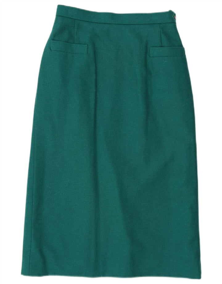 Damska spódnica Midi Windsmoor UK 12 Medium W27 Zielona wełna