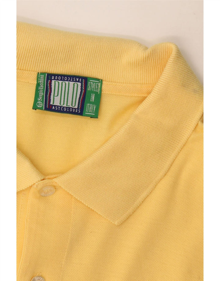 Męska koszulka polo SERGIO TACCHINI, średniożółta
