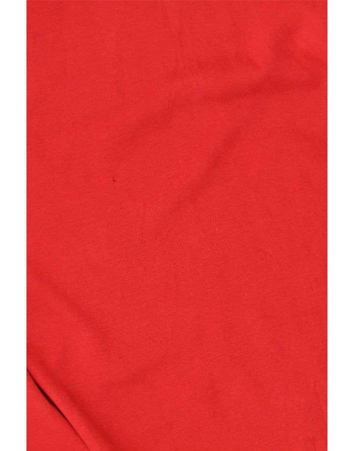 T-shirt męski Wrangler, bawełniany, średni czerwony