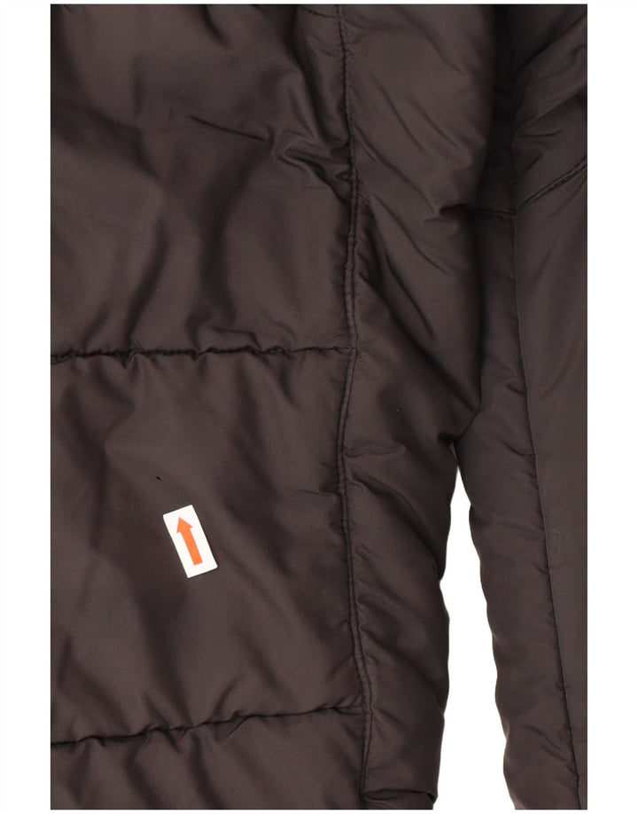 Damski ocieplany płaszcz z kapturem Jack Wolfskin UK 18 XL, szary poliester