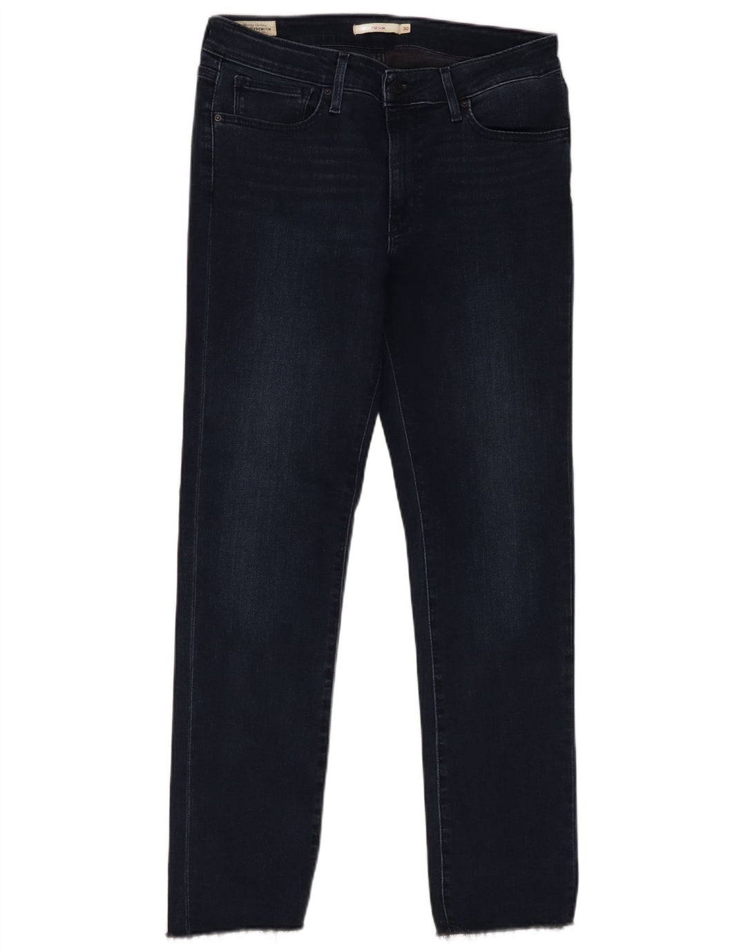 Damskie jeansy Levi's 712 Slim W30 L29 Granatowa bawełna
