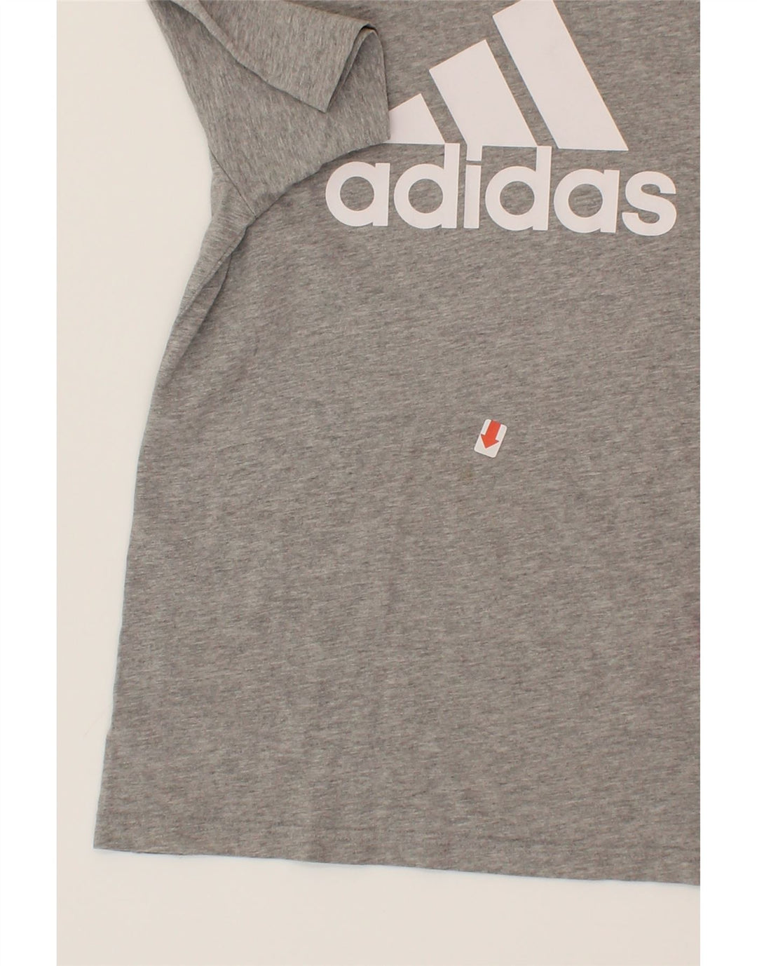 ADIDAS Boys Graphic T-Shirt Top 11-12 Years Grey Vintage Adidas and Second-Hand Adidas from Messina Hembry 