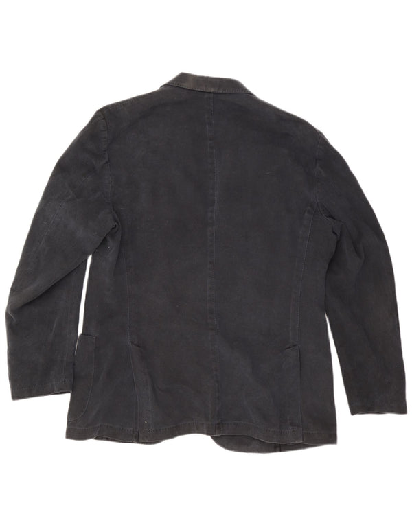 Męska marynarka Polo Ralph Lauren zapinana na 3 guziki IT 54 XL, czarna bawełna