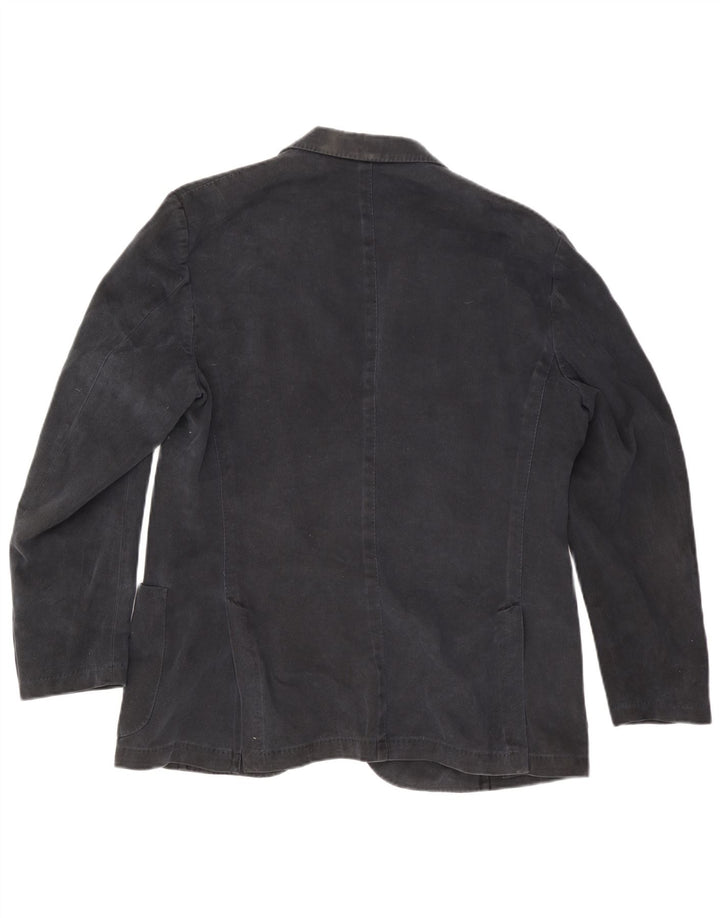 Męska marynarka Polo Ralph Lauren zapinana na 3 guziki IT 54 XL, czarna bawełna