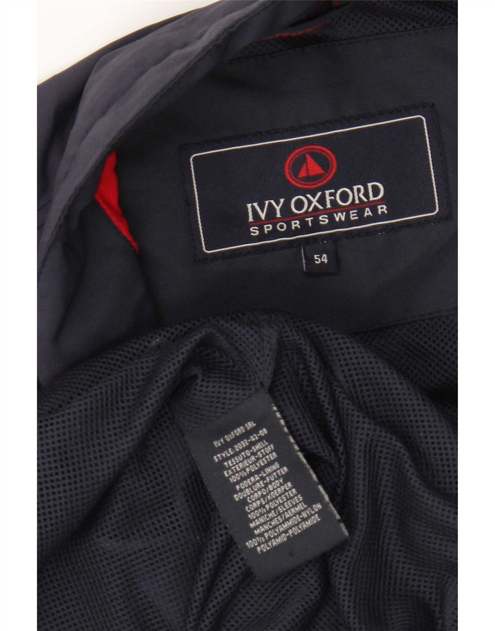 Męska kurtka przeciwdeszczowa Ivy Oxford IT 54 2XL Granatowy poliester