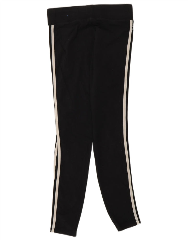 Legginsy damskie ADIDAS UK 12, średnie czarne, bawełniane