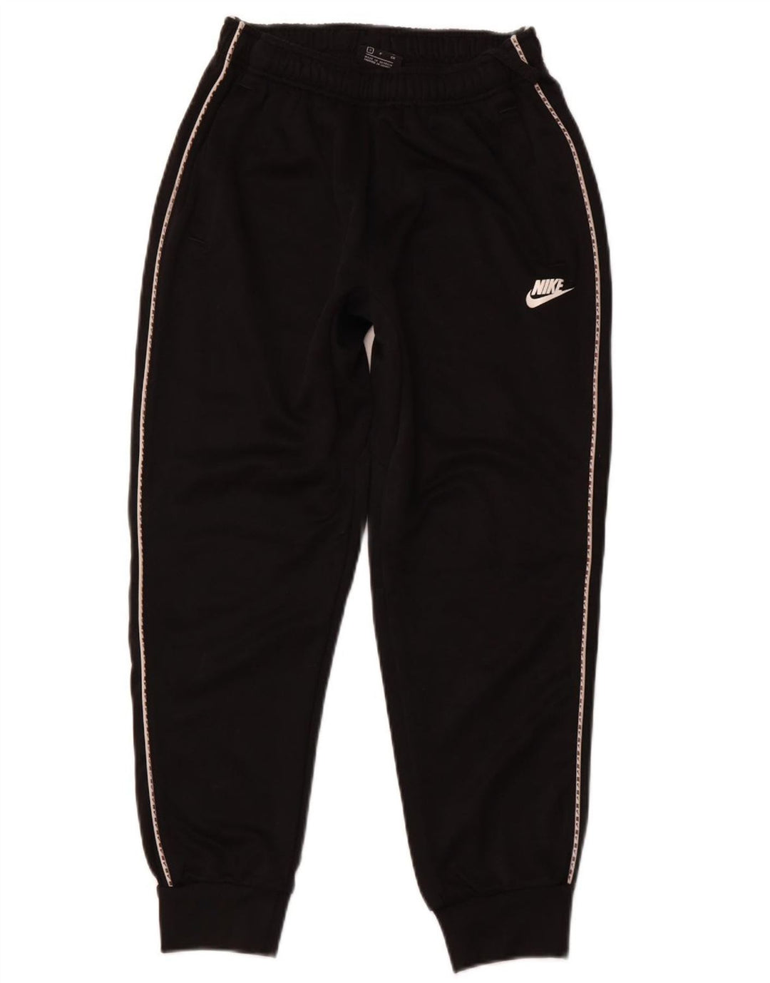Damskie spodnie dresowe NIKE Joggers UK 8, małe, czarne, poliestrowe