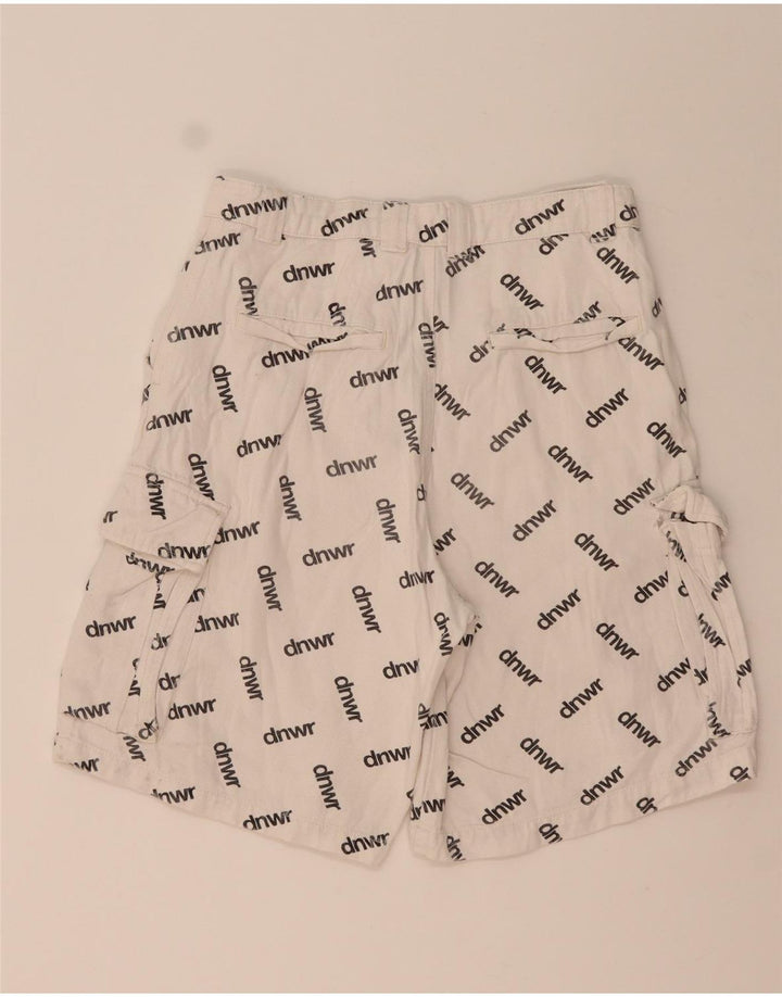 Męskie spodenki cargo Zara Graphic EU 38 Small W30 białe