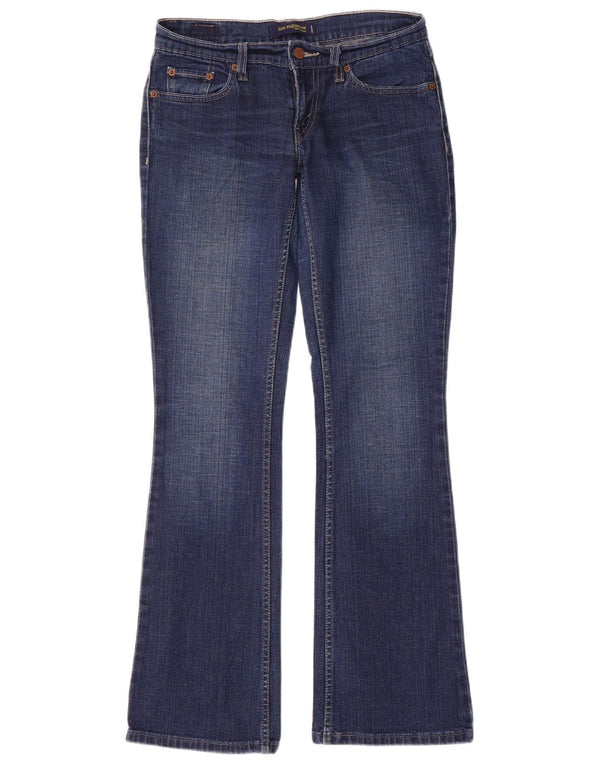 Damskie jeansy Levi's 524 Bootcut z niską talią US 5 Medium W30 L32 Niebieska bawełna