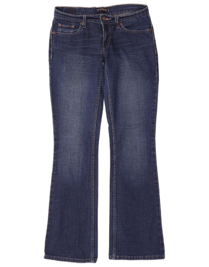 Damskie jeansy Levi's 524 Bootcut z niską talią US 5 Medium W30 L32 Niebieska bawełna