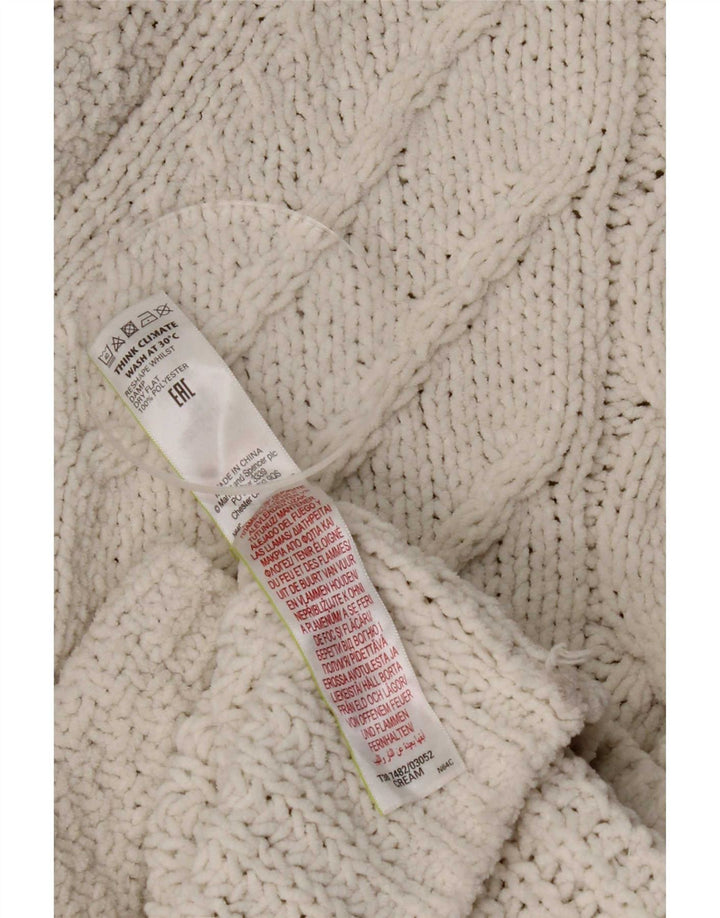 Marks & Spencer Damski sweter z golfem, UK 14, średni beż