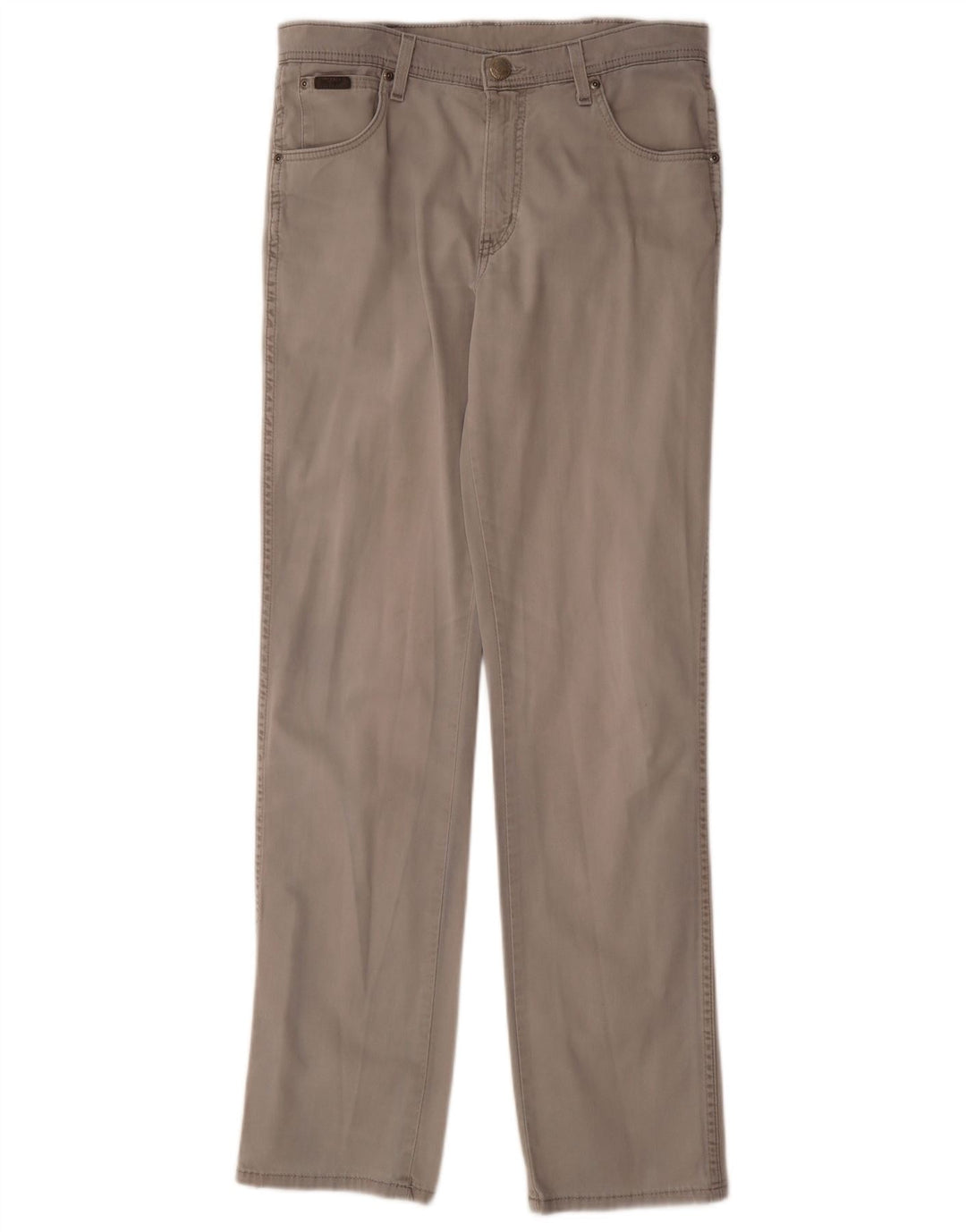 Męskie jeansy Wrangler Texas Stretch Straight W33 L34 Szara bawełna