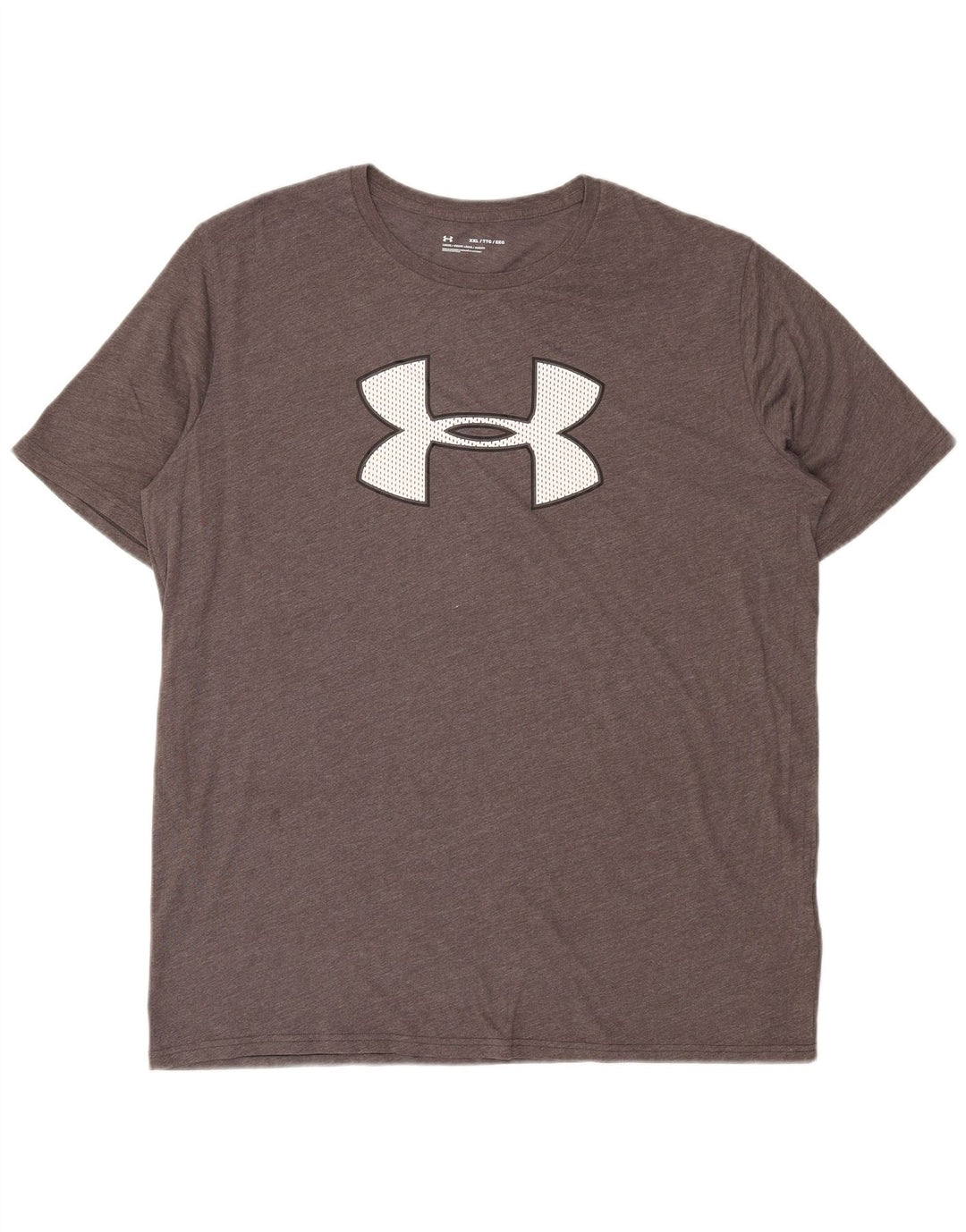Męska koszulka z grafiką Under Armour, 2XL, szara, bawełniana