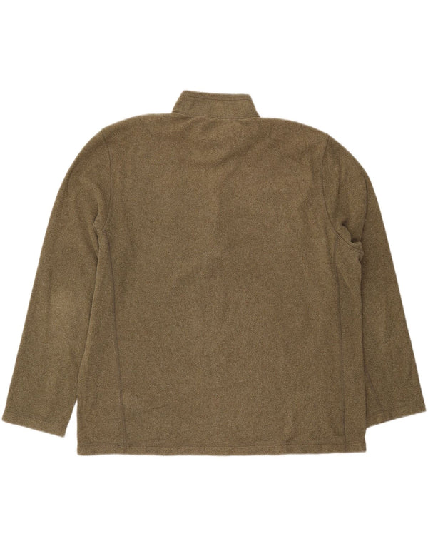 Męski sweter polarowy THE NORTH FACE XL, zapinany na zamek, w kolorze khaki
