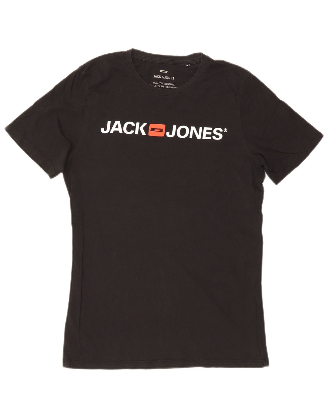 Męski T-shirt z grafiką Jack & Jones, średni czarny