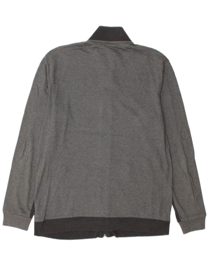 Męska kurtka dresowa CALVIN KLEIN, duża, szara, bawełniana