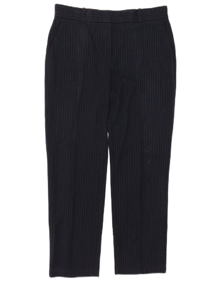 Damskie spodnie garniturowe Marks & Spencer UK 12 Medium W32 L27 Granatowe