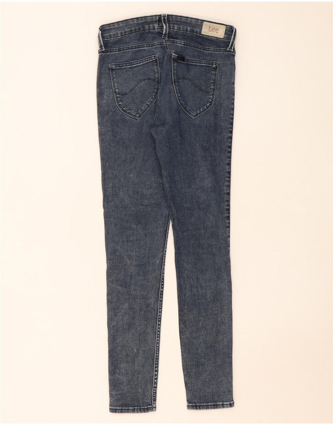 Damskie jeansy Lee Jodee Skinny W28 L31 Granatowe, bawełniane