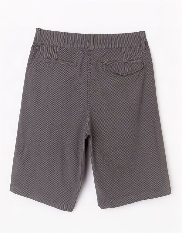 Męskie bermudy Tommy Hilfiger W30 Średni granatowy, bawełniany prążki