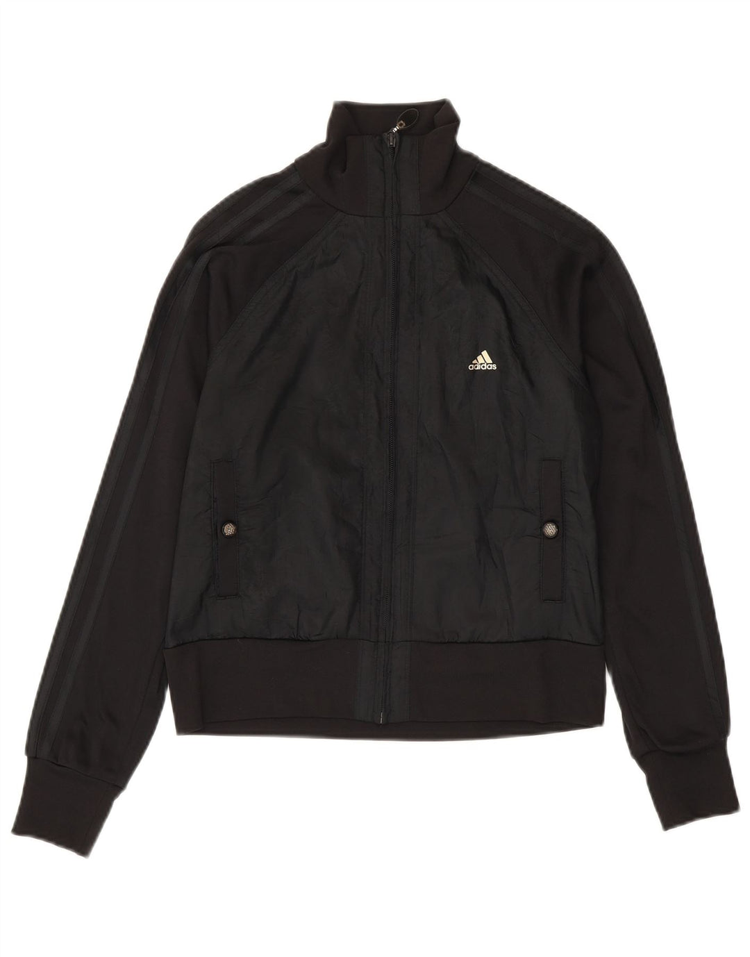 Damska bluza dresowa Adidas UK 14 Średnia czarna poliamid