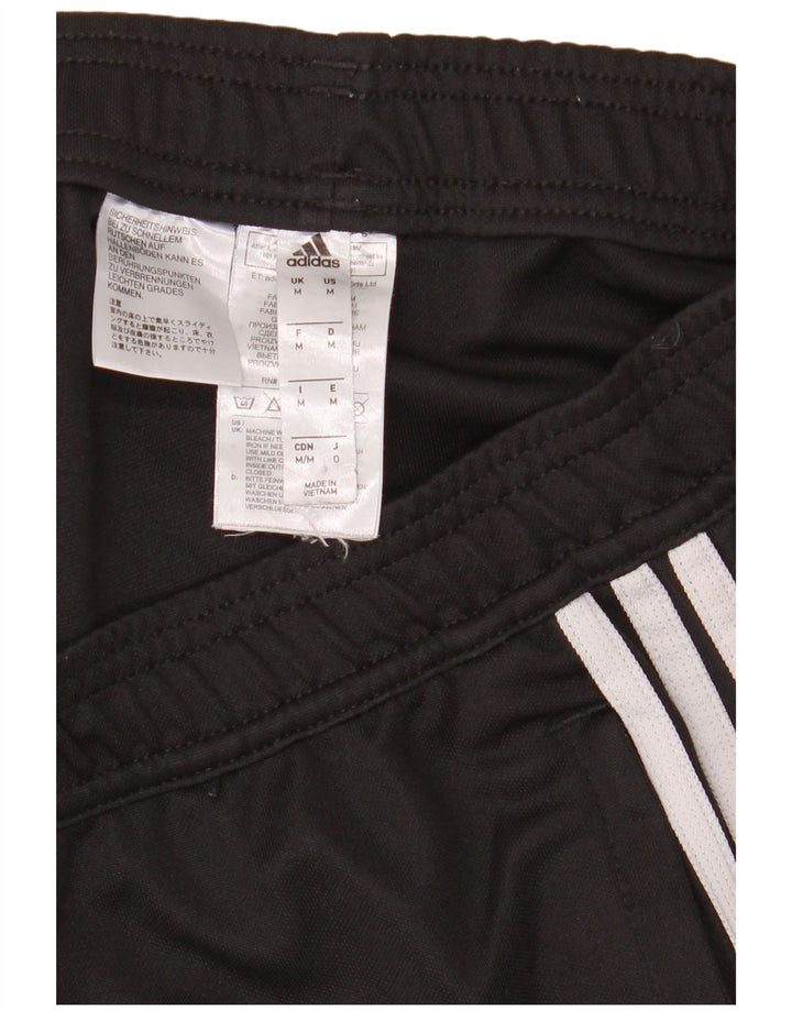 Męskie spodnie dresowe Adidas, średni czarny poliester