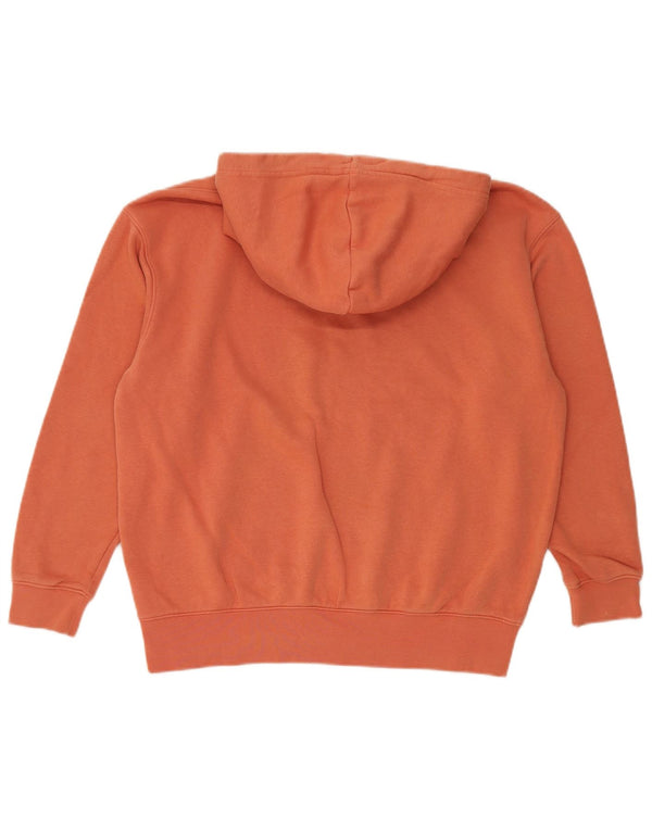 Damski sweter oversize z kapturem Nike UK 6 XS, pomarańczowy, bawełniany