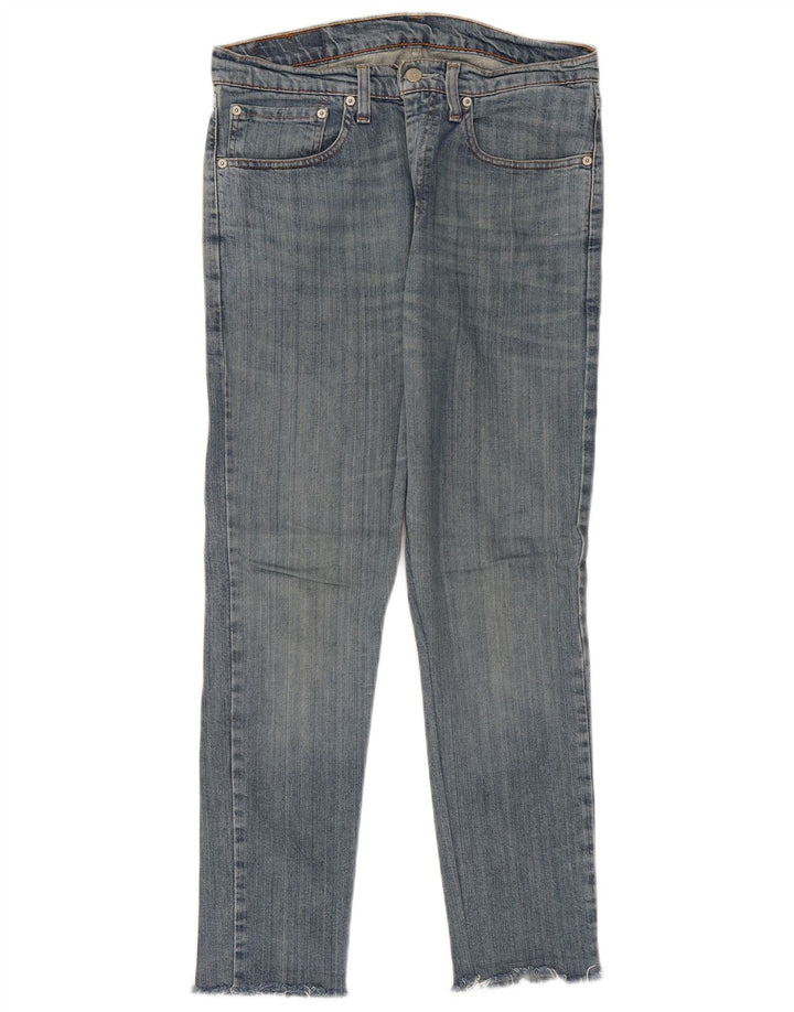 LEVI'S Womens 751 Slim Jeans W31 L29 Blue Cotton