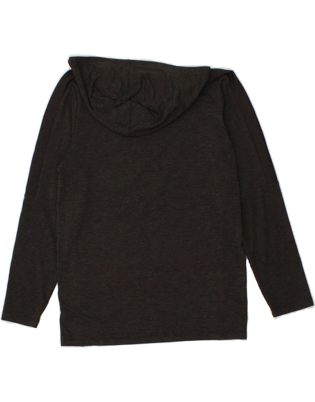 REEBOK Boys Hooded Top Long Sleeve 10-11 Years Medium Grey Polyester Vintage Reebok and Second-Hand Reebok from Messina Hembry 