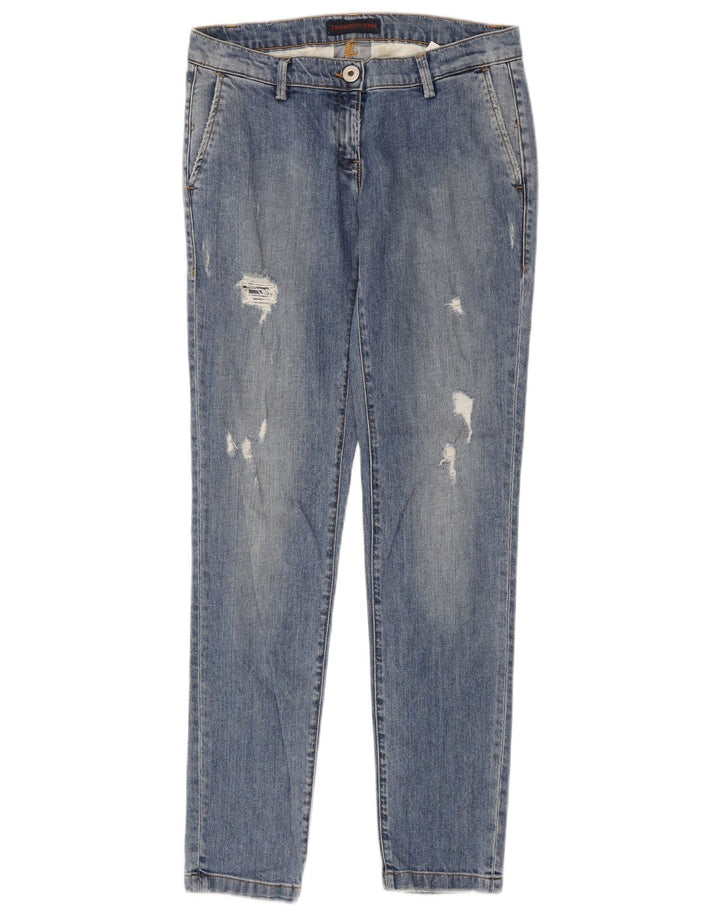 Damskie jeansy Trussardi w trudnej sytuacji W26 L31 Niebieski poliester