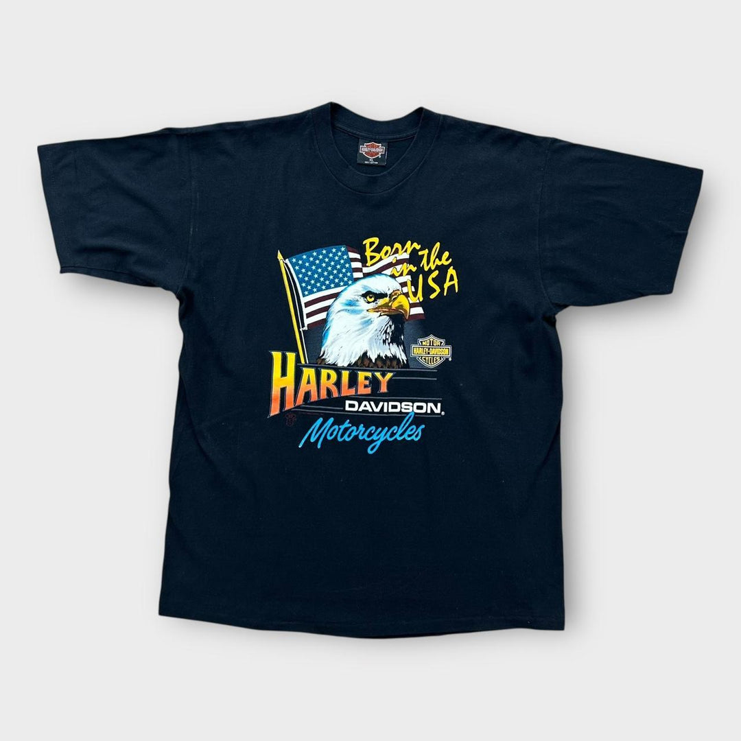 Vintage koszulka z grafiką Harley Davidson – XL