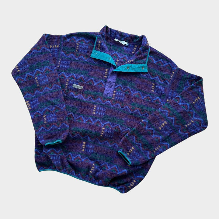 Polar w stylu vintage Columbia w modny wzór - XL