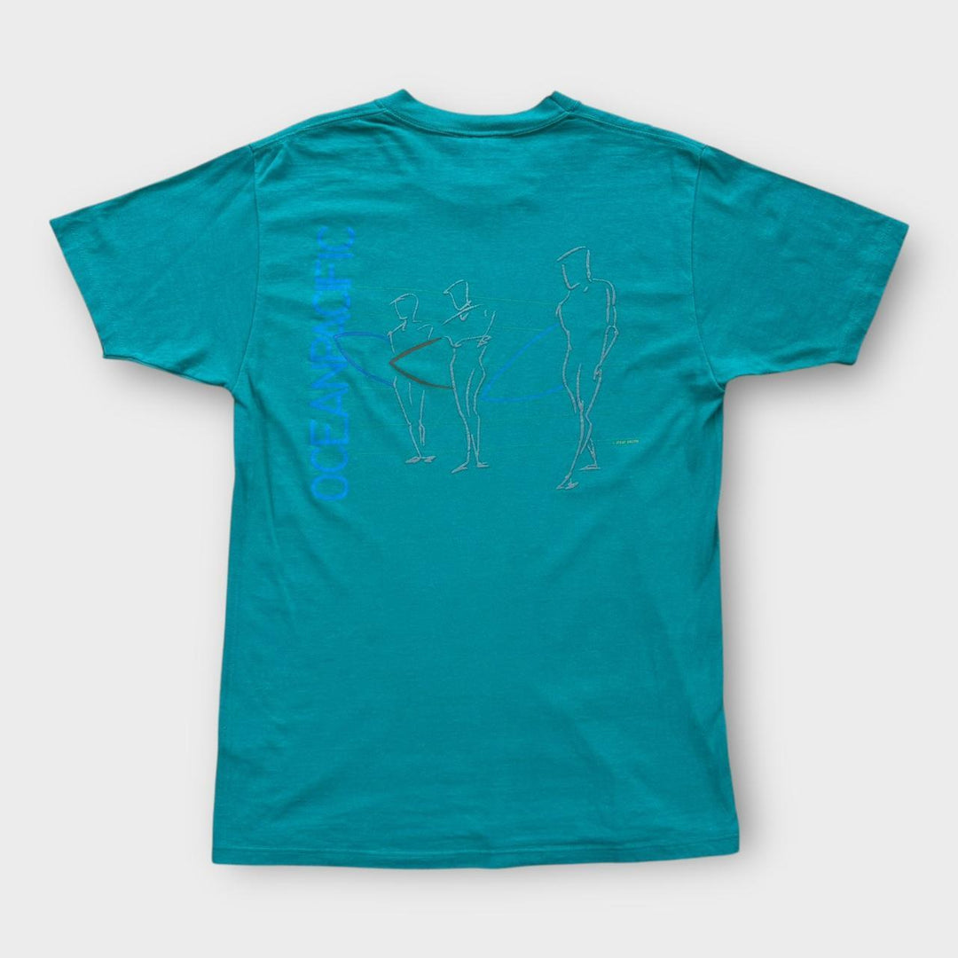 Koszulka z grafiką Ocean Pacific w stylu vintage – duża