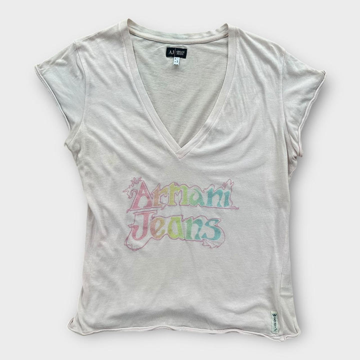 Vintage jeansowy top Y2K Armani - GB12