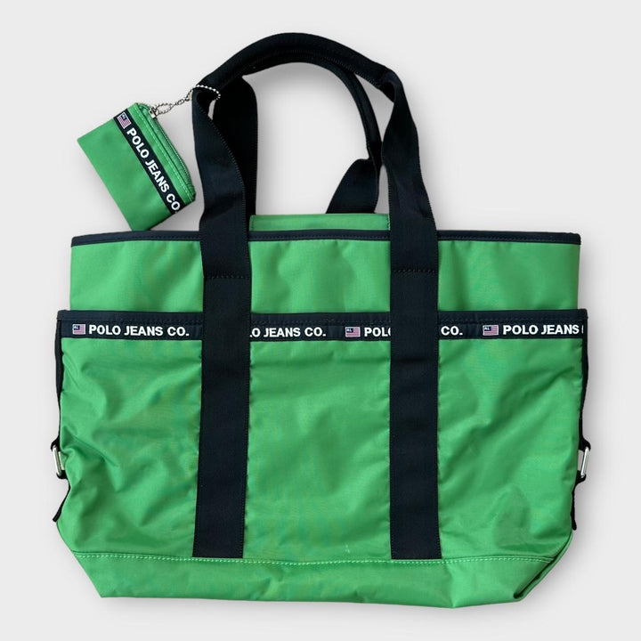 Torba typu shopper, jeansy polo