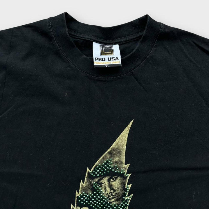 Vintage koszulka z grafiką hip-hopową - XL (luźna)